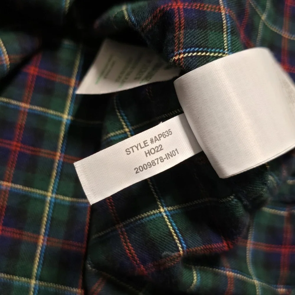 J.Crew Brushed Twill Button Down Shirt Mens M Tartan Plaid Classic Fit Cotton